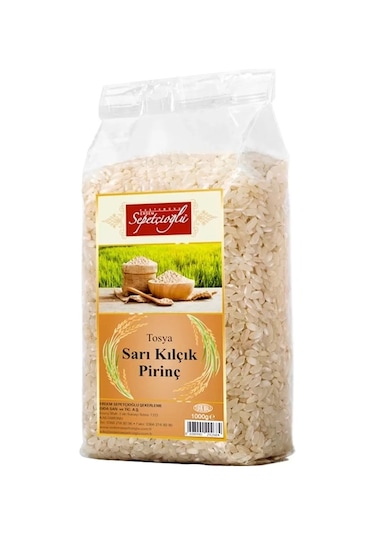 Erdem Sepetçioğlu Tosya Sarı Kılçık Pirinç 1 KG