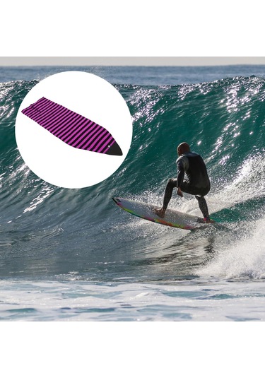 Suntek Elastik Sörf Tahtası Çorap Koruyucu Çanta Saklama 5.0ft-kırmızı Kırmızı