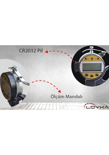 Loyka 5317-10 Kalınlık Komparatörü Mikrometre 0.01 Mm