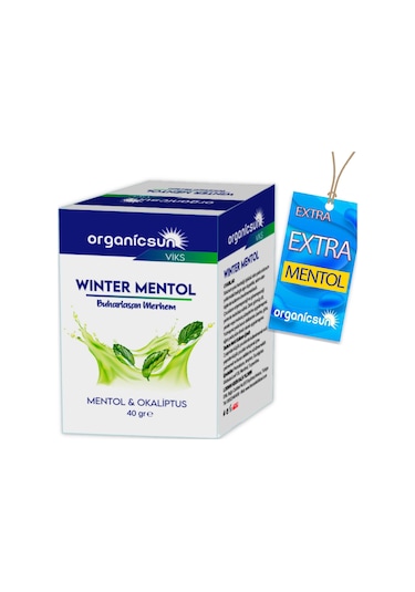 Organicsun Winter Mentol Buharlaşan Merhem Viks 40 G
