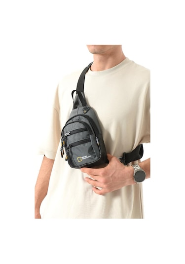 Body Bag Çanta Erkek Göğüs Sırt Çantası Fonksiyonel Kullanım Badybag 23 14 Cm The Northwest Gri