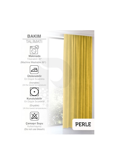 Home Daily Series Güneş Sarısı Ada Fon Perde Güneş Sarısı