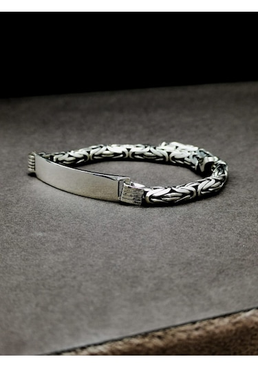Omar Silver Erkek Kral 5 Mm Oval Plakalı Künye 26,40 Gr