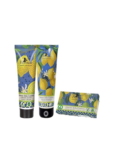 Florinda Mozaik Limone Della Duş Jeli 30ml El Kremi 30ml Ve Bitkisel Katı Sabun 50gr 3lü Set Limon