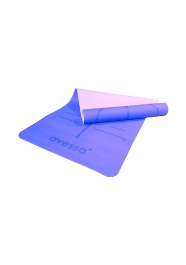 Avessa Tpe-50 Çift Renk Tpe Pilates Minderi Mor Mor