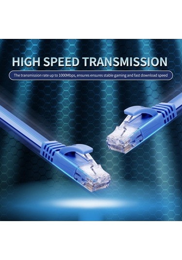 Ebitda Yüksek Hız Cat6 Ethernet Kablosu - 10m Rj45 Gigabit Ağ Kablosu, Saf Bakır, Kullanıcılar Sevdiler