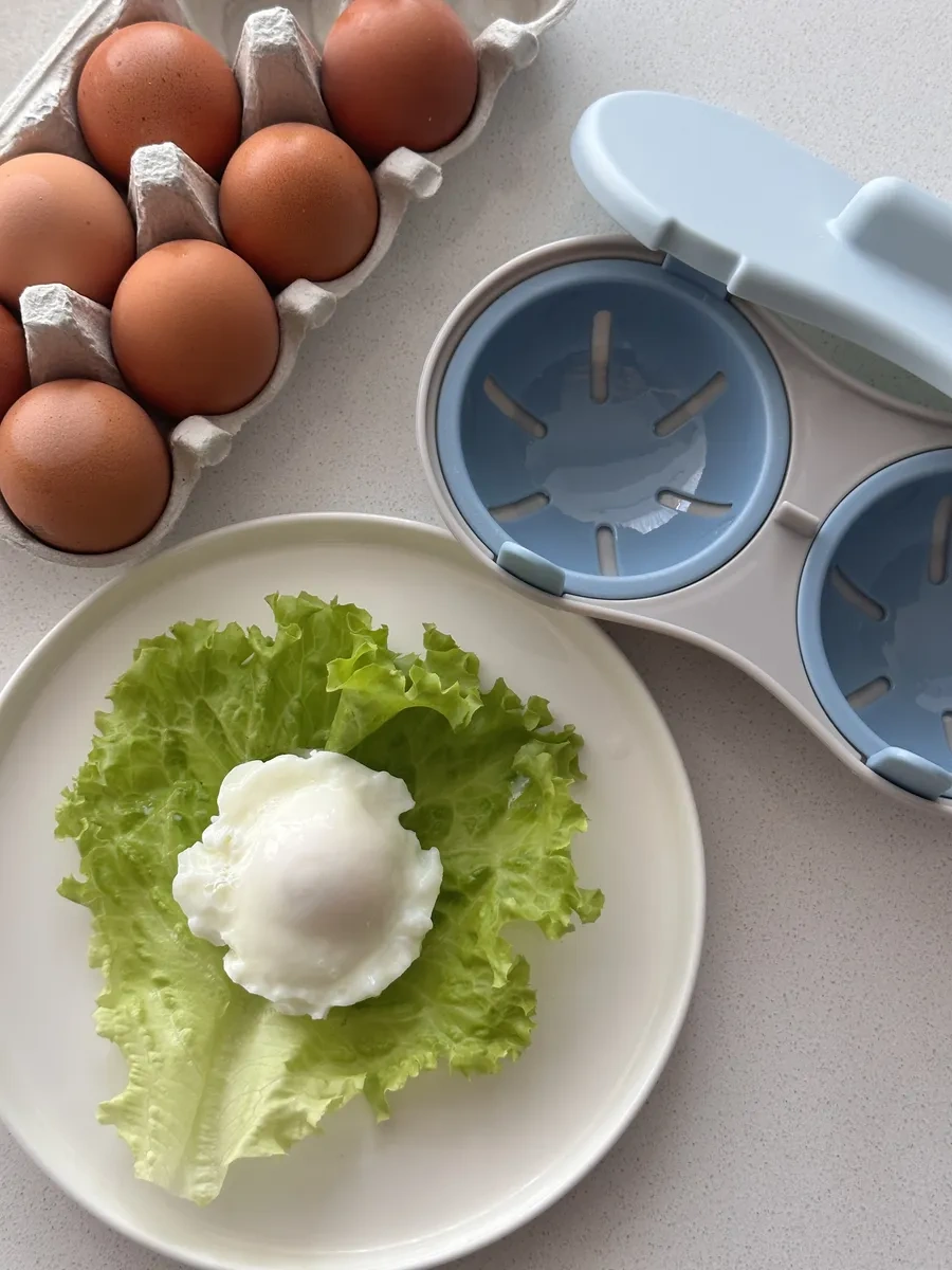 Vesna Krasna Mikrodalga Fırın İçin Yumurta Pişirme Kabı 348358750 Gri