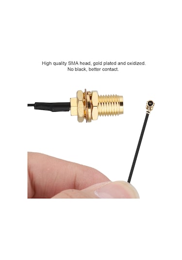 Springsun 4 Adet Ipex4-rp-sma Erkek Kablosu - Intel 9260ngw/7265ac/9650ac/bcm94360 İçin M.2/ngff Kablosu, Wıfı Sinyal Güçlendirici