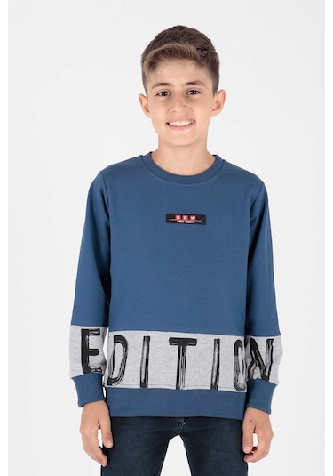 Ahengim Erkek Çocuk Edition Baskılı Trend Sweatshirt Ak15121 001