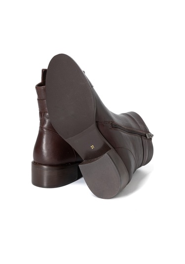 Marrone Brown Bot Kadın 25k11098 Vergelio Skin Boot Marrone Brown