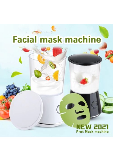 Samdoo Küçük Ev Tipi Sebze-meyve Maske Makinesi - Doğal Nemlendirici, Güzellik Bakımı, Akıcılık Sağlar - Siyah Çok Renkli
