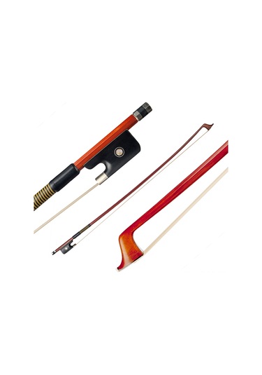 Ruicoo 15"-16" Viola İçin Brezilya Ağaçlı Keman Yay, Kaliteli Moğol At Kılı, Torba İle Ayarlanabilir Gerilim, Dayanıklı Ebony Kurbağa