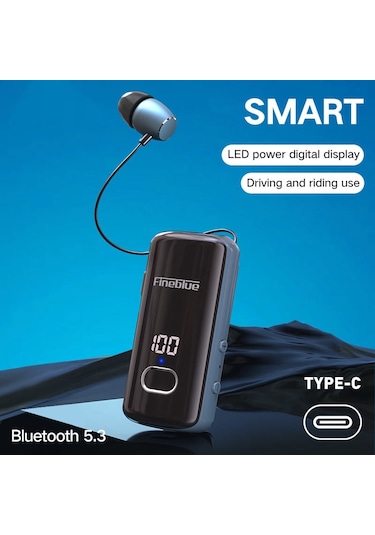 Cbtx Fineblue F580 Tek Kulak Kablolu Bluetooth 5.3 Kulak İçi Kulaklık