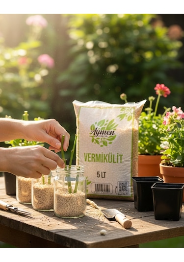 Tarımsal Vermikülit 5 Litre Toprak Düzenleyici Tohum Çimlendirme