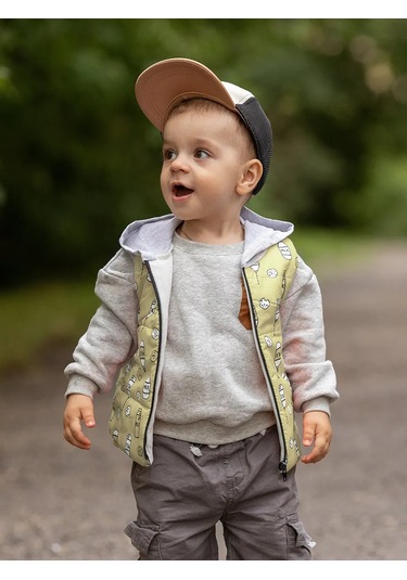 Murat Baby-corgikids Yastıklı Sıcak Yelek Demi-sezon 436971807 Gri