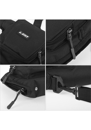 Xindoker Siyah Kumaş Uçurtma Balıkçılığı Çanta - Kamış Ve Makine Saklama, Suya Dayanıklı, Ayarlanabilir Çantası İle Taşınabilir