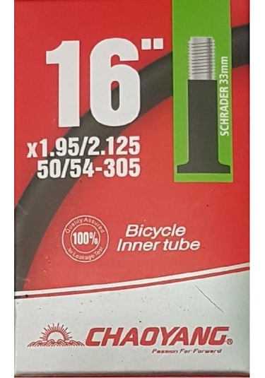 Chaoyang İç Lastik 16x1.95-2.125 Sv Araba Sibop 33mm