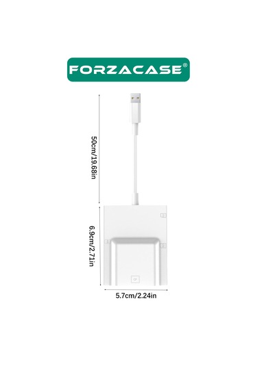 4in1 Usb To Sd / Micro Sd / Tf Kart Okuyucu Adaptör - Fc973