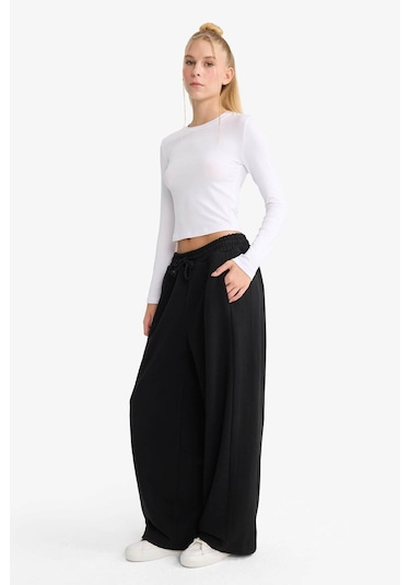 Defacto Siyah Kadın Eşofman Altı F3364ax/bk81 SiYAH