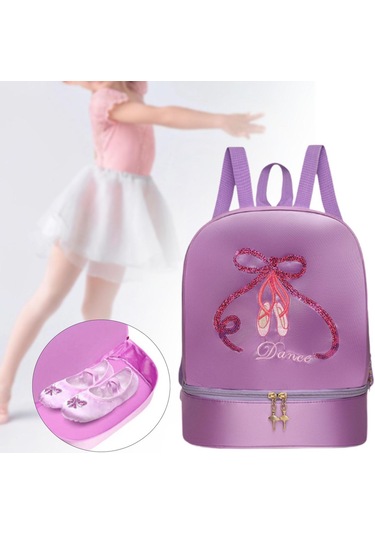 Suntek Bale Dans Sırt Çantası Hafif Kızlar Seyahat Mor