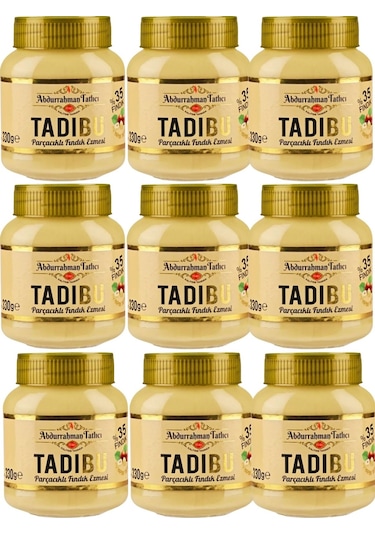 Abdurrahman Tatlıcı Tadıbu Parçacıklı Fındık Ezmesi 9 x 330 G
