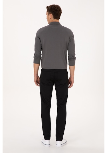 U.s. Polo Assn. Erkek Siyah Pantolon Kanvas-chino 50316835-vr046 Siyah