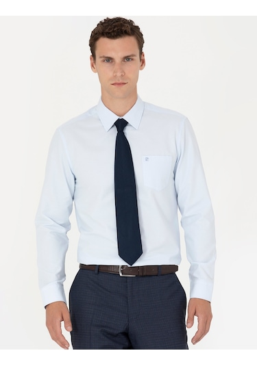 Pierre Cardin Erkek Açık Mavi Basic Gömlek 50277763-vr003 Açık Mavi