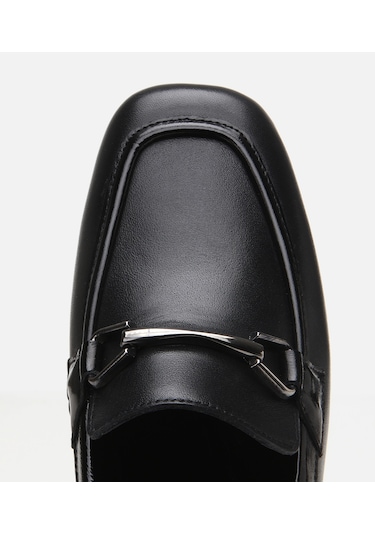 Hotiç Kadın Deri Siyah Tokalı Loafer 01ayh306780a100 Siyah