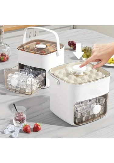 Zhltools Buz Kalıp Ve Saklama Kutusu Beyaz