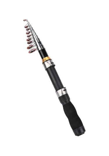 Mufunye Teleskopik Olta Kamışı Direk Taşınabilir Küçük Kısa Deniz Kamışı Mini Deniz Balıkçılığı Aletleri Seyahat İçin Teleskopik Olta Kamışı Deniz Suyu Tatlı Su Levrek Alabalık Balıkçılığı