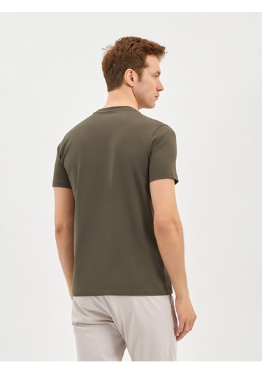 Karaca Erkek Modern Fıt Tişört-haki 11.25s.06.623 Haki
