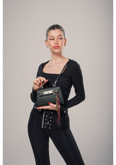 Ççs Kadın Omuz Çantası Ccs18036 Std / Siyah Siyah