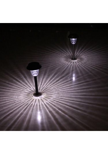 Paket Güneş Bahçe Işıkları Açık Paslanmaz Çelik Beyaz Led Yol Lambası Bahçe Dekorasyonu Peyzaj Aydınlatması Veranda, Çim, Bahçe Yürüyüş Yolu İçin Çok Renkli