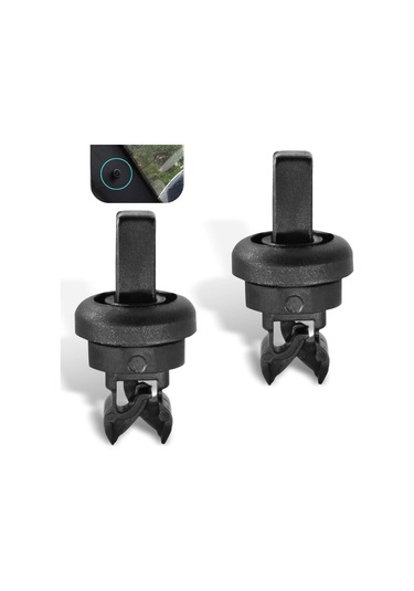 Siyah 2 Adet Araba Bagaj Rafı Montaj Klipsi Küçük Plastik Kanca Bagaj Rafı İçin Oem Parça Numarası 79916-jd00a'nın Yerini Alır