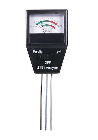 2'si 1 Arada Toprak Ph Ölçer Verimlilik Test Cihazı Ph Test Cihazı Bahçe Çiftlik Çim İç Mekan Dış Mekan Bitki Bakımı