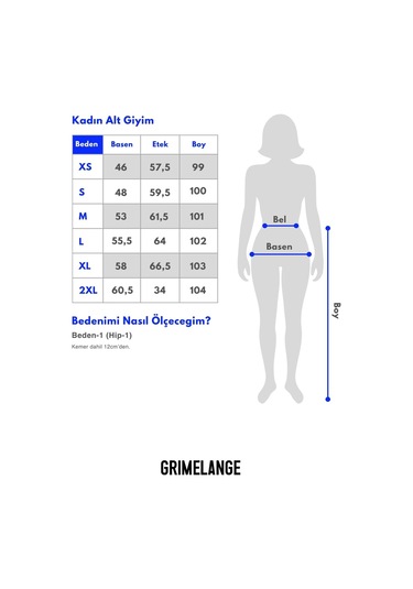 GRIMELANGE Ombretta Kadın %100 Keten Regular Beyaz Etek Beyaz