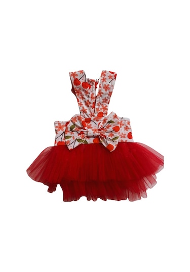 Gedyco Kirazlı Tütülü Küçük Irk Köpek Elbisesi