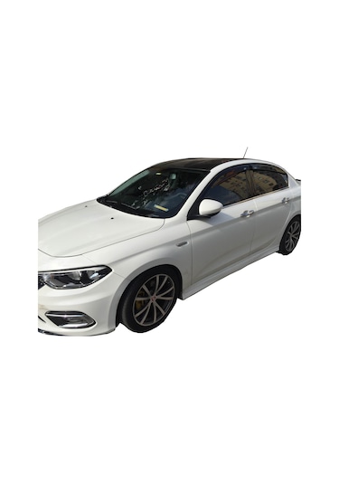 Fiat Egea Mugen Cam Rüzgarlığı 4'Lü Ithal Parlak Siyah