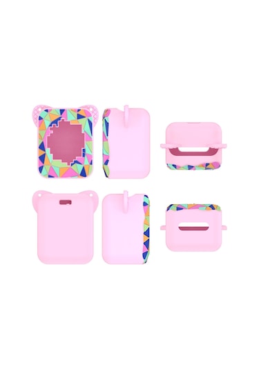 For Bitzee Magicals Digital Electronic Pet Gaming Machine Silicone Protective Cover Pink