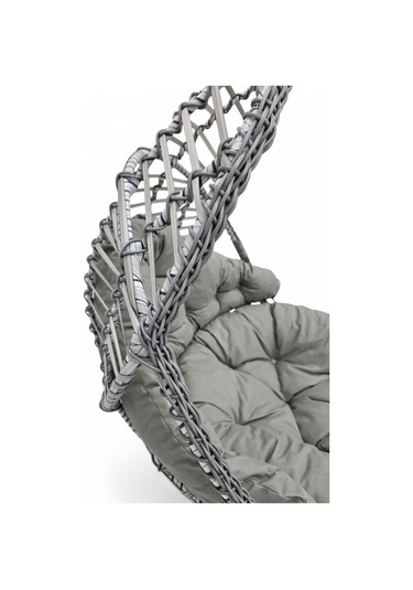 Wellagarden Apemia Rattan Gri Salıncak