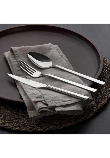 Güral Porselen 84 Parca Catal Bıcak Takımı Gri