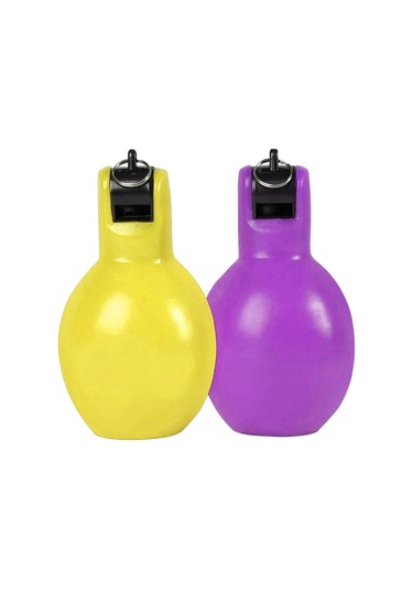 Homyl 2 Parça El Sıkma Düdük Antrenörler Sarı-ve-mor Sarı Ve Mor