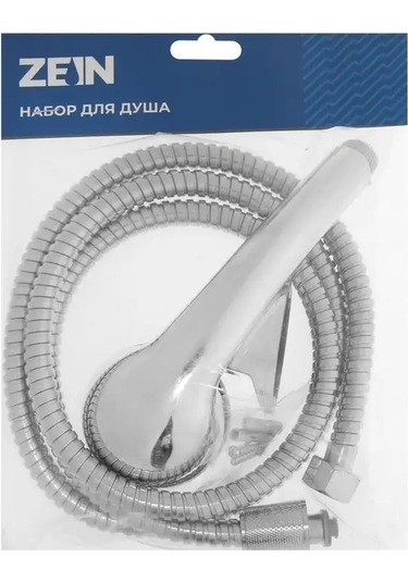 Zeın Duş Başlığı Hortumlu Banyo Seti 164102736 Krom
