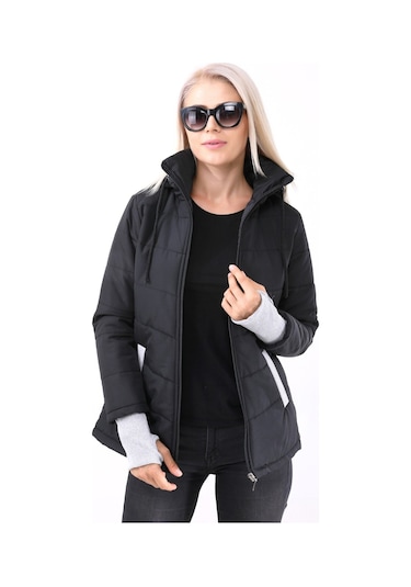 Barbora Su Geçirmez Şişme Mont  bttr801siyah2
