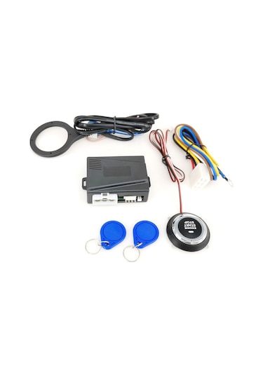 Yuntech01 12v Araba Antenksiz Rfıd Gizli Kilidi, Tek Tuşla Başlatma Ve Alarma Sahip Araç Güvenlik Sistemi Sq9002x