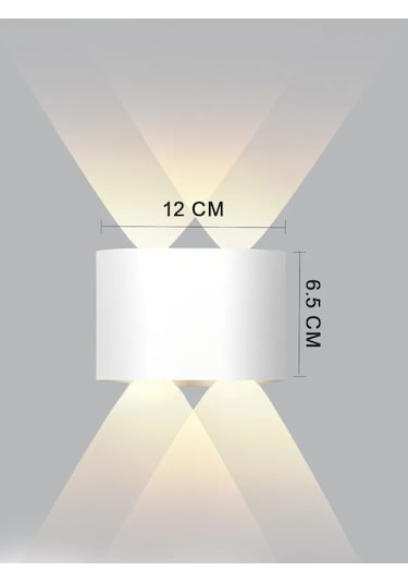 Yonlux Duvar Tipi Led Bra Dış Mekan Aydınlatma Lambası Led 4w Beyaz 462247735 Beyaz