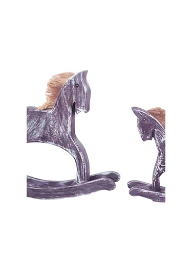 Suntek 2 Adet Ahşap At Figürleri Oyma Tv Dolabı Yemek Odası Çok