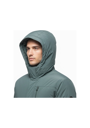 Only&sons Global Erkek Yeşil Kapüşonlu Ceket Yeşil