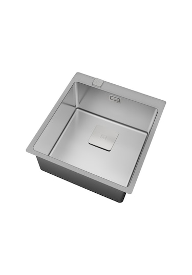 Teka Forlinea Rs15 2B 40.40 (Auto) Tek Hazneli Tezgahüstü/Tezgahasıfır (Flush) Paslanmaz Çelik Eviye - 115000019