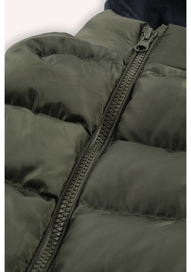 Panço Erkek Çocuk Kapüşonlu Yelek Haki 2421bk23013-4955 001